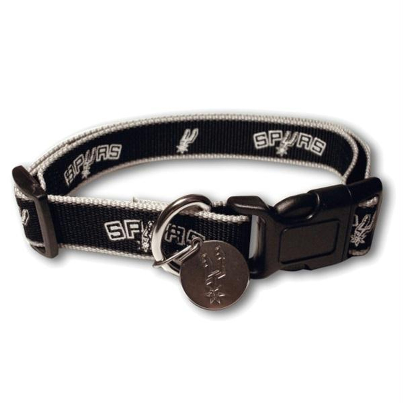 San Antonio Spurs Reflective Dog Collar 