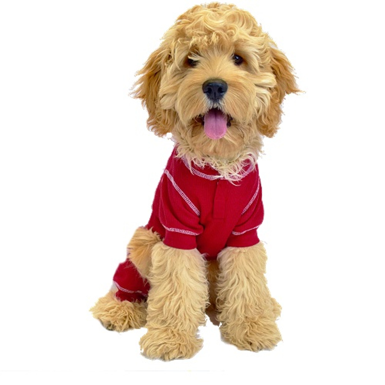 Chicago Cubs Plaid Fleece Dog Coat MLB Stretchy Dog Sweater 