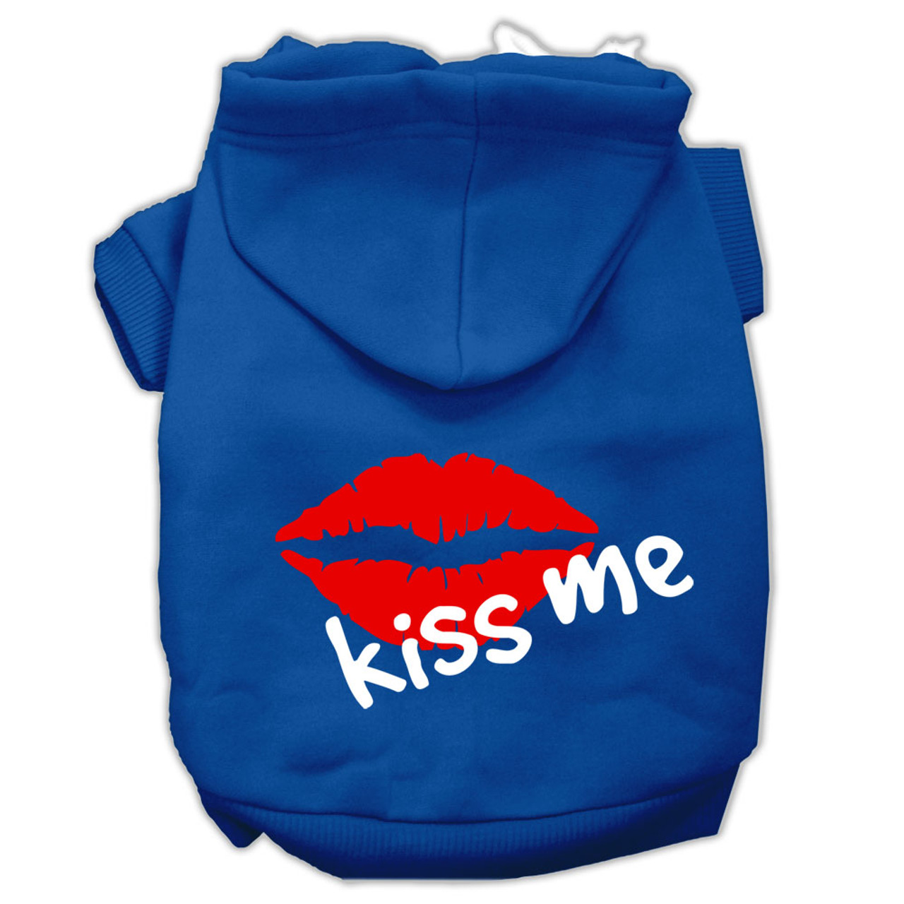 Kiss Me Screen Print Dog Hoodie 9 Colors PupRwear