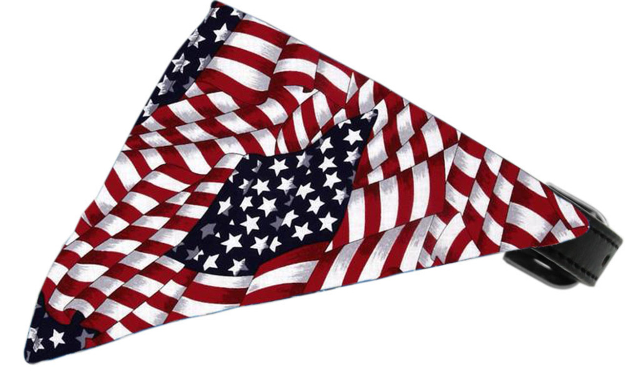 american flag dog bandana