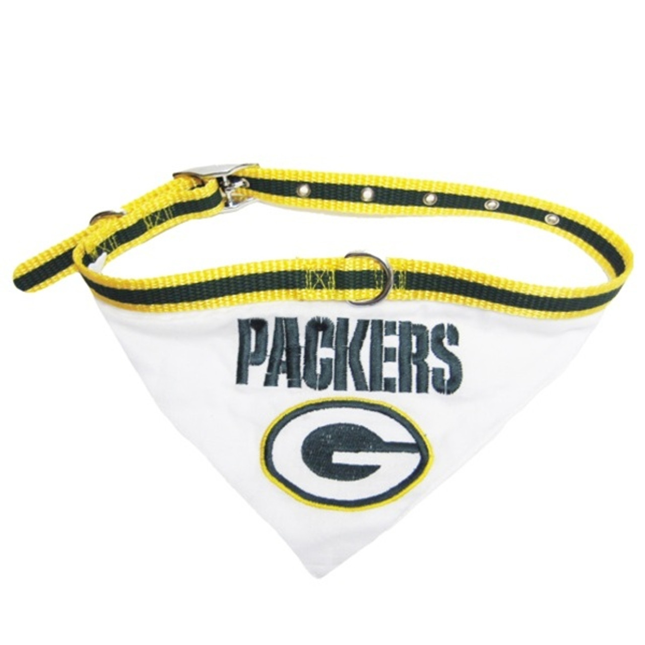 Green Bay Packers Collar Bandana, Large