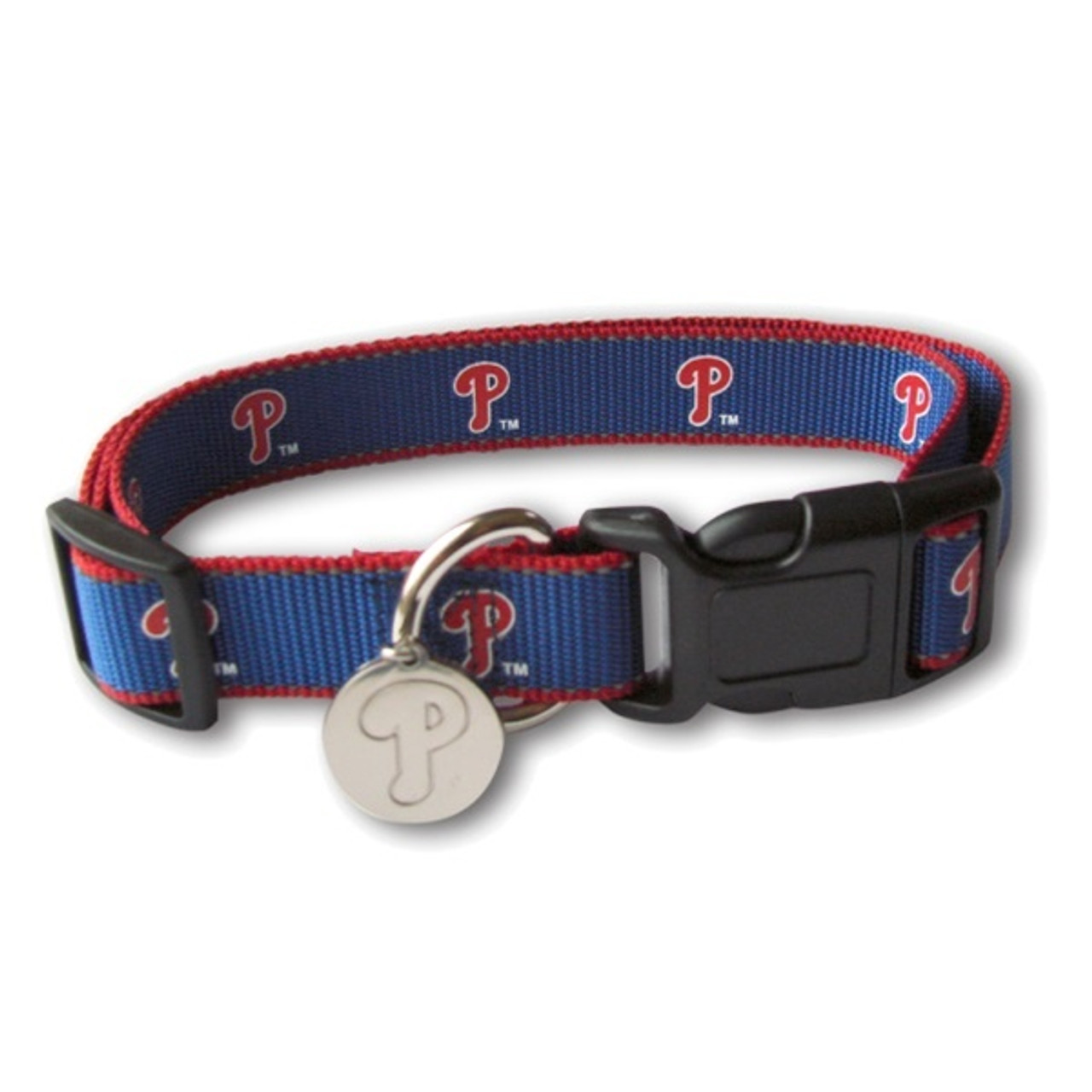 Philadelphia Phillies Alternate Style Dog Collar - M/L