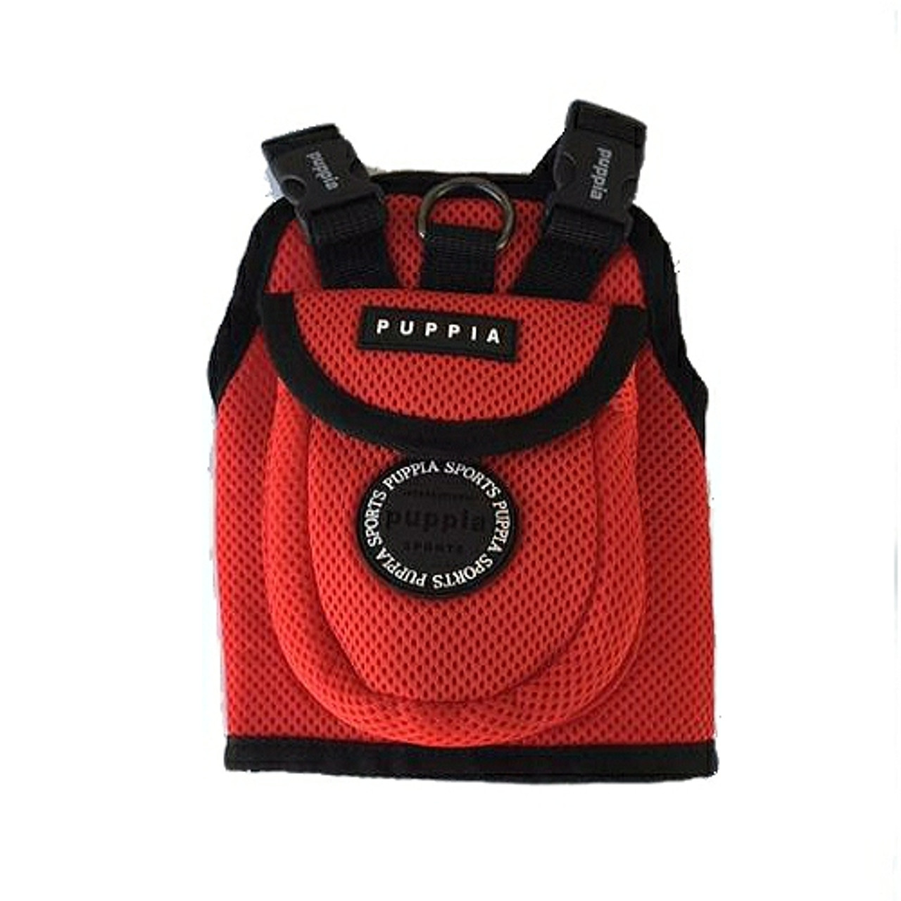 red backpack small