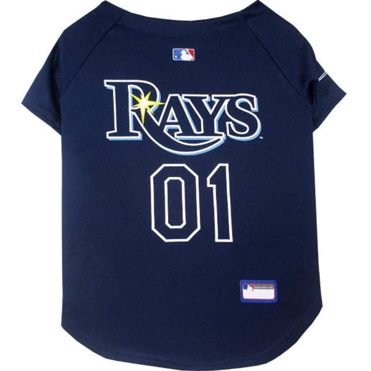 Player Name00 Custom Tampa Bay Rays Two-Button Jersey - Tampa Bay Rays -MAI383