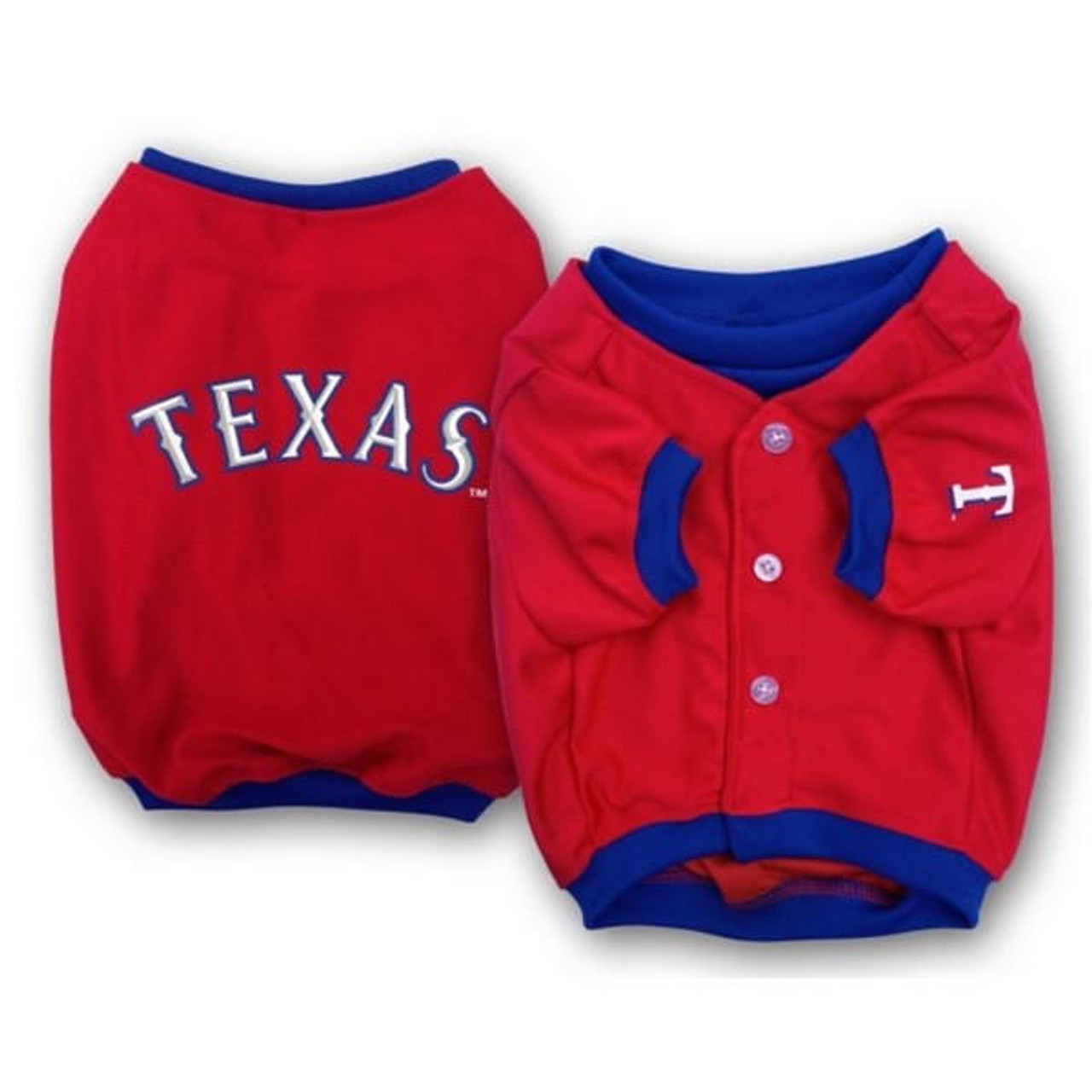 SportyK9 Texas Rangers Alternate Style Pet Jersey - Medium