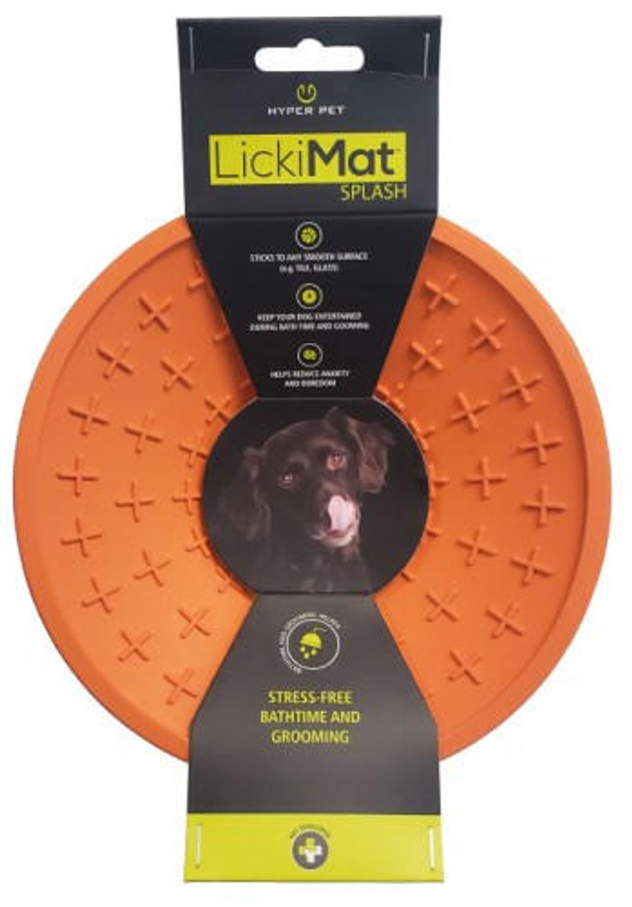 Hyper Pet Boredom Buster Lickmat Splash with suction cup
