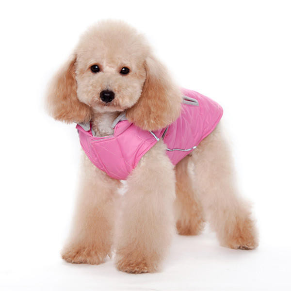 City Puffer Dog Coat - Pink | Dogo Pet 