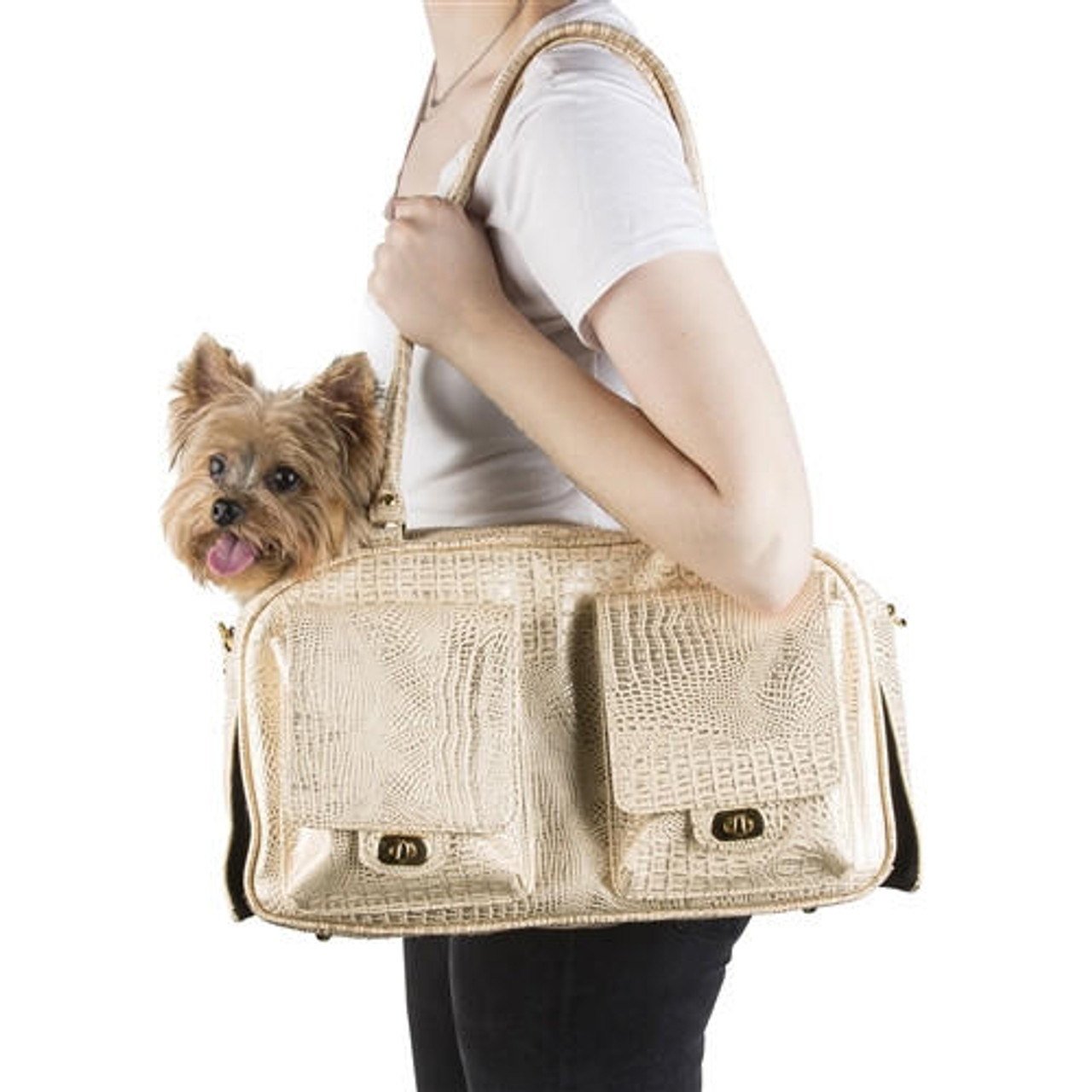Petote Marlee Bag, Quilted Dog Bag, Designer Dog Bag, Made In The USA Dog  Bag, Purse Dog Bag, Handbag Dog Carrier
