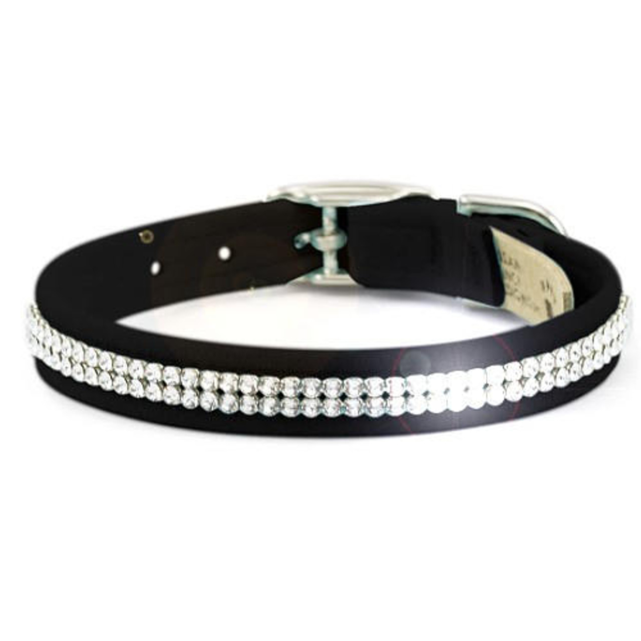 Giltmore Triple Row Swarovski Crystal Dog Collar by Susan Lanci