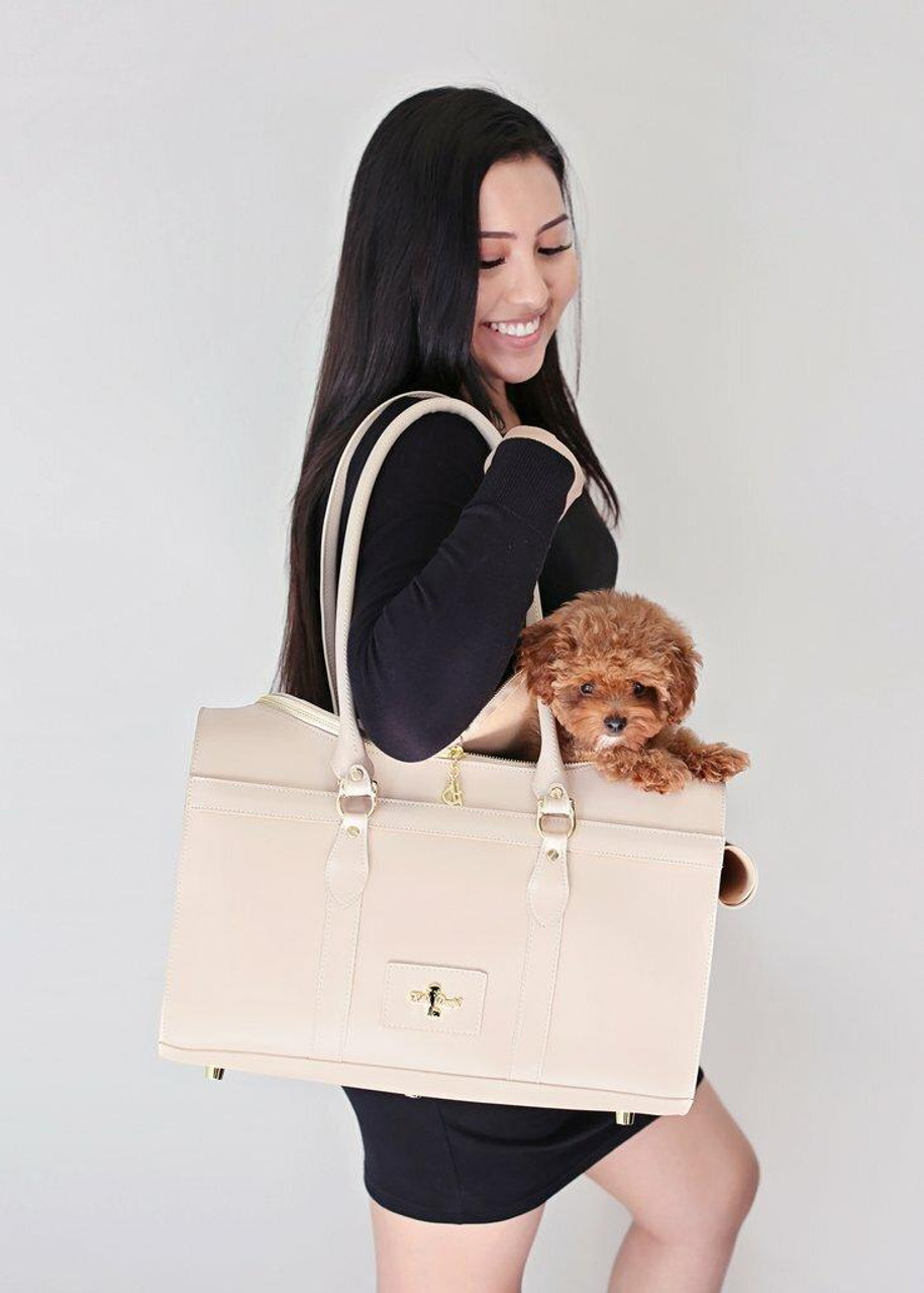 Porsha Dog Carrier: Black