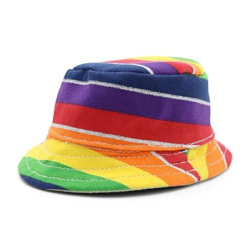 Rainbow Bucket Pet Dog Hat | Dogo Pet 
