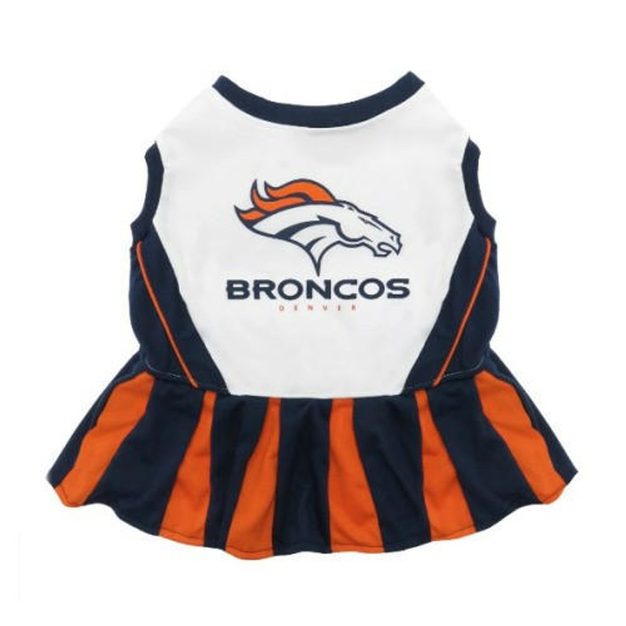 denver broncos dog cheerleader outfit