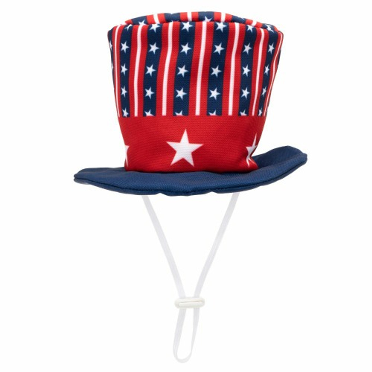 FOAM PARTY HATS: Funny Silly Mens & Womens Patriotic Uncle Sam USA American  Flag Tall Wide Brim Top Hat for Independence Day, 4th of July Dad Hat or