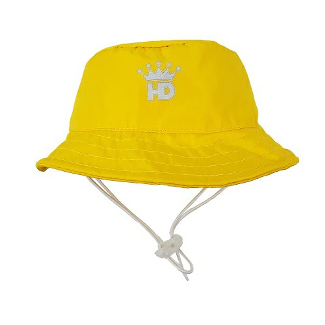 Yellow Bucket Dog Rain Hat