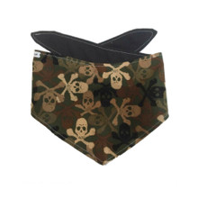 Bandana - Camo Skull & Crossbone