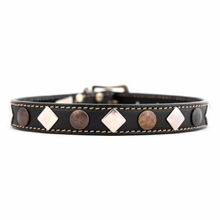 Studded Leather Collar - Medium to Large