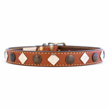 Studded Leather Collar - Medium to Large
