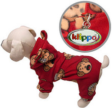 Red Silly Monkey Dog Pajamas