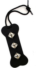 Black Bell door hanger - Bone