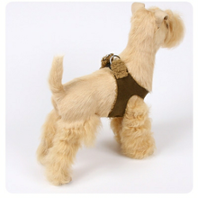 Olive Step-In Fur Harness by Susan Lanci