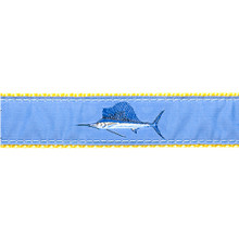 Dog Collar - Sailfish (Lt Blue) - 3/4 & 1 1/4