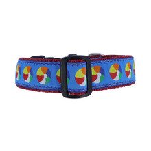 Dog Collar - Beach Ball - 3/4 & 1 1/4