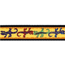 Dog Collar - Lizards - 3/4 inch