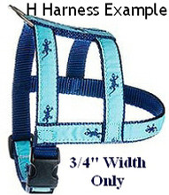 Dog Collar - Green Flip Flops - 1/2, 3/4 &1 1/4