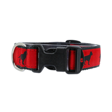 Dog Collar - Black Dog - 3/4 & 1 1/4