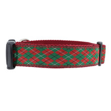 Dog Collar - Argyle Christmas - 1/2, 3/4, 1 1/4