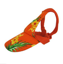 Hawaiian Print Dog Visor Cap