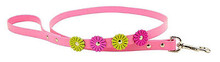 Pink Flower Collection Dog Collars & Leashes