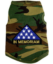 In Memoriam Patch Style Dog Tank