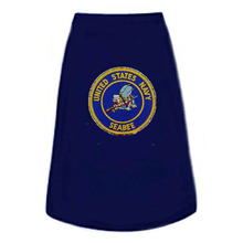 US Navy SeaBee Patch Style Dog Tank
