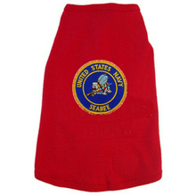 US Navy SeaBee Patch Style Dog Tank