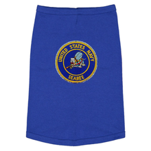 US Navy SeaBee Patch Style Dog Tank