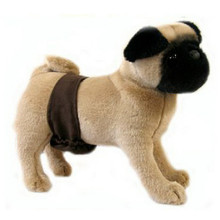 Brown Suede P-Pocket Dog Belly Band