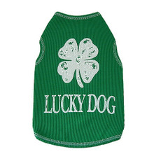Lucky Dog Shamrock Dog Tank Top