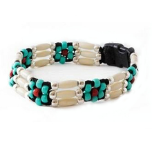 Southwestern Beaded Comanche Flower Dog Collar