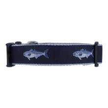 Dog Collar - Bluefish - 1 1/4