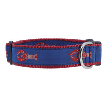 Dog Collar - 1/2, 3/4, 1 1/4 Red Lobster