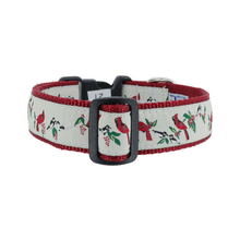 Dog Collar - Cardinal Birds - 1 1/4