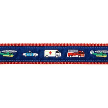 Dog Collar - Emergency Vehicles - 1 1/4