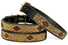 Cheetah African Beaded Collar & Leash Collection