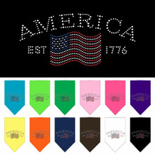 Dog Bandana - America Rhinestone