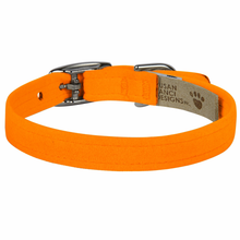Plain 1/2" Ultra Suede Dog Collar - 30+ Colors
