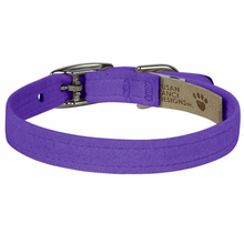 Plain 1/2" Ultra Suede Dog Collar - 30+ Colors