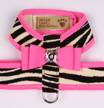 Custom - Big Bow Tinkie Harnesses by Susan Lanci - Two Trim Zebra