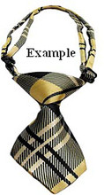 Red Plaid Dog Neck Tie