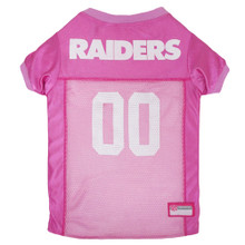 Las Vegas Raiders Pink Pet Jersey